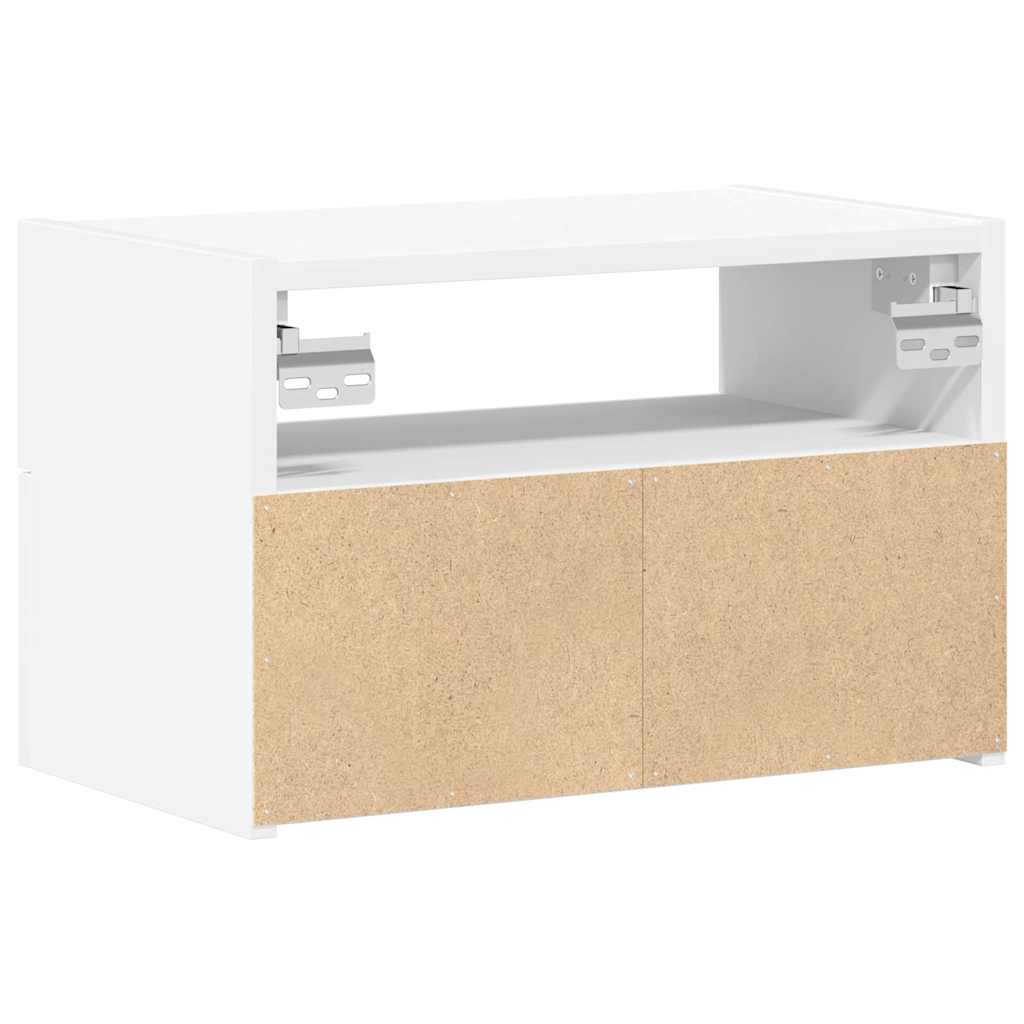 Tables de chevet murales 2 pcs blanc 45x26x28,5 cm - XIOS
