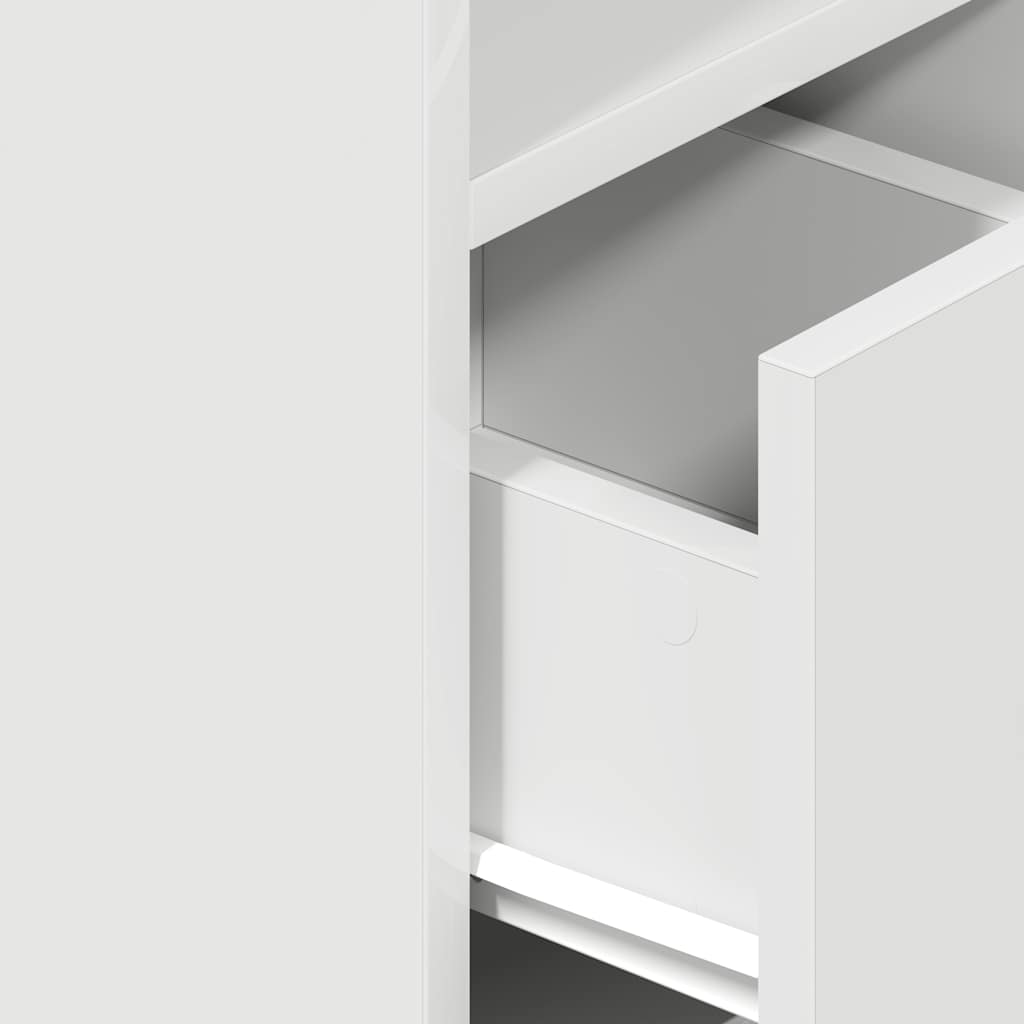 Table de chevet avec tiroir blanc 25x31x66 cm - XIOS