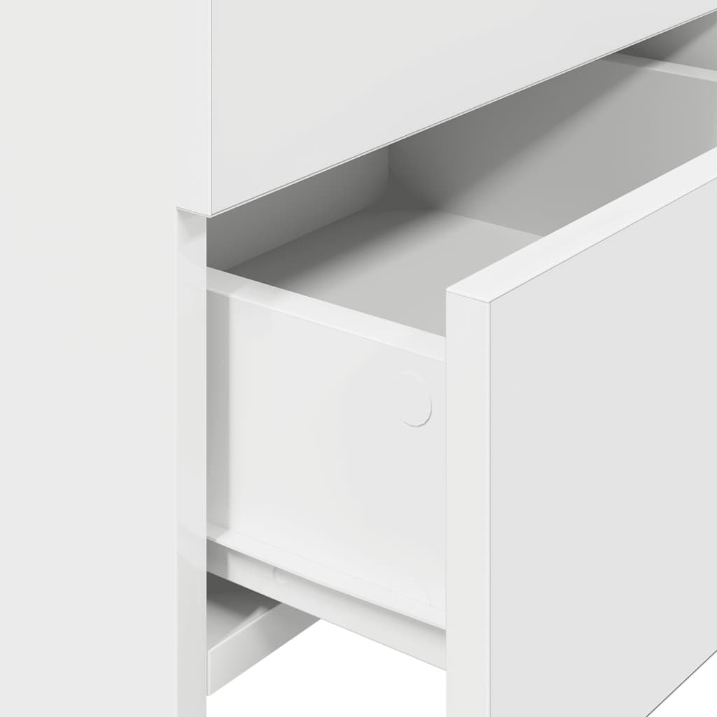 Tables de chevet 2 pièces avec 2 tiroirs Blanc 40 x 36,5 x 62 cm - XIOS