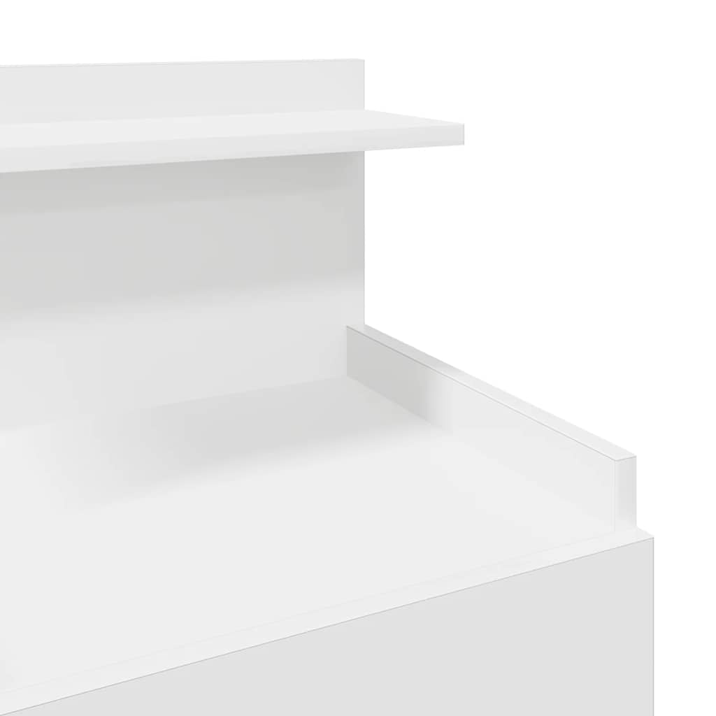 Tables de chevet 2 pièces avec 2 tiroirs Blanc 40 x 36,5 x 62 cm - XIOS