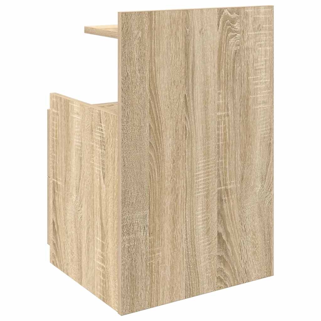 Tables de chevet 2 pièces avec 2 tiroirs Chêne Sonoma 40 x 36,5 x 62 cm - XIOS