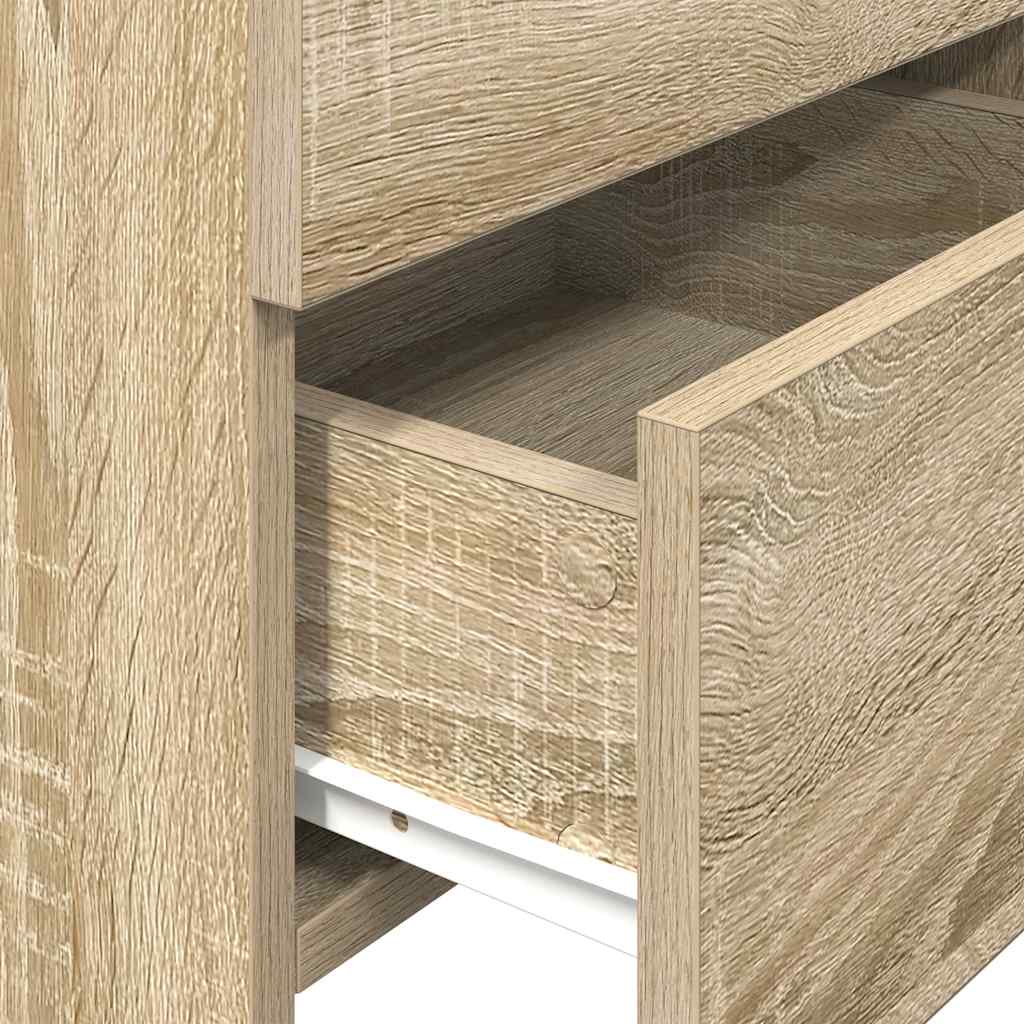 Tables de chevet 2 pièces avec 2 tiroirs Chêne Sonoma 40 x 36,5 x 62 cm - XIOS