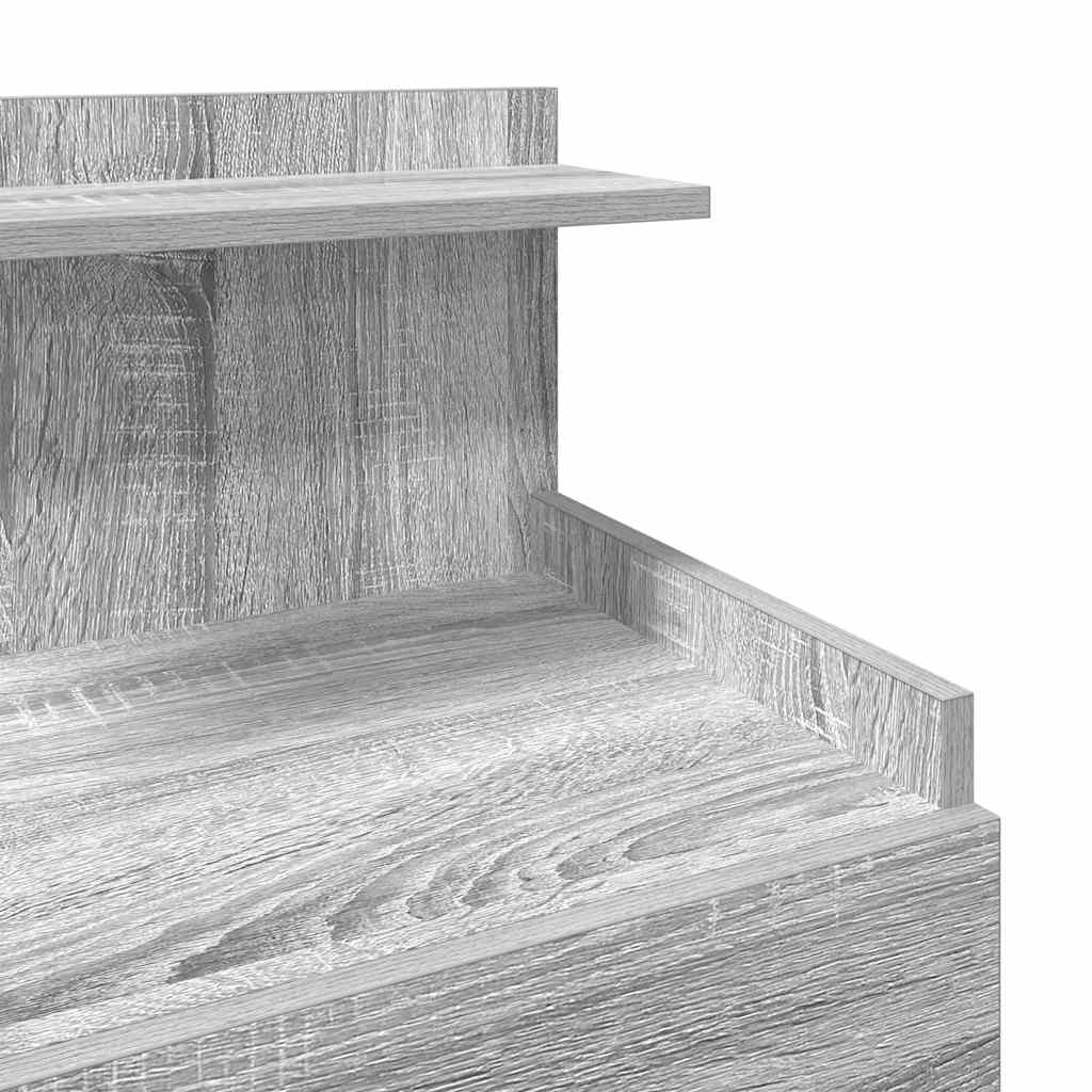 Tables de chevet 2 pièces avec 2 tiroirs Gris Sonoma 40 x 36,5 x 62 cm