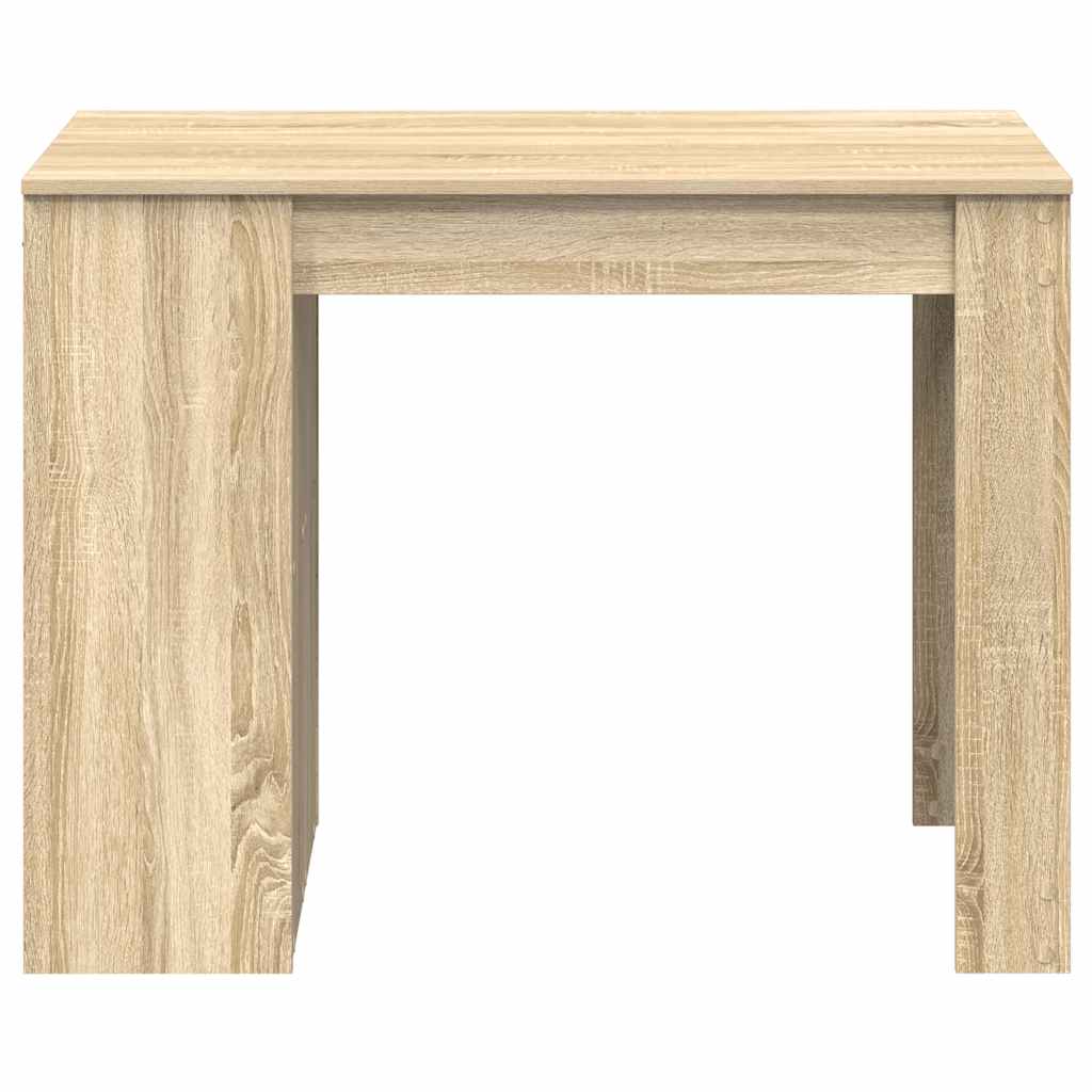 Bureau avec tiroir et étagère chêne sonoma bois d'ingénierie - XIOS