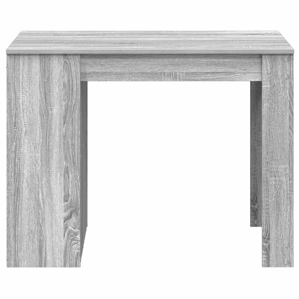 Bureau avec tiroir et étagère sonoma gris bois d'ingénierie - XIOS