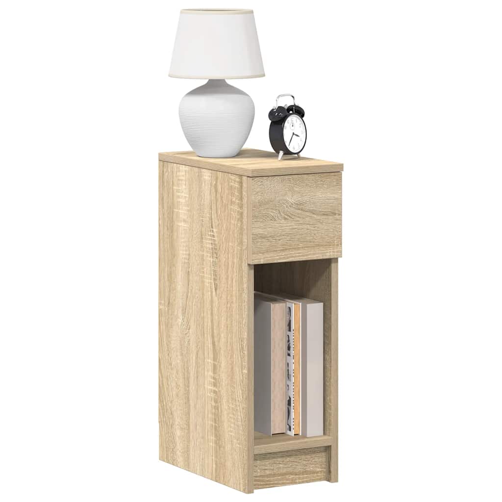 Tables de chevet avec tiroir 2 pcs chêne sonoma 20x36x60 cm - XIOS