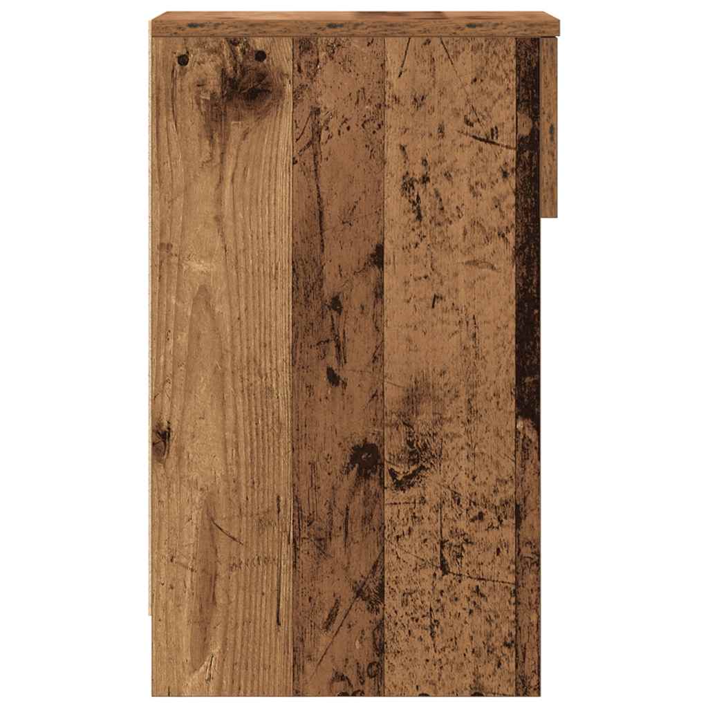 Tables de chevet avec tiroir 2 pcs vieux bois 20x36x60 cm - XIOS