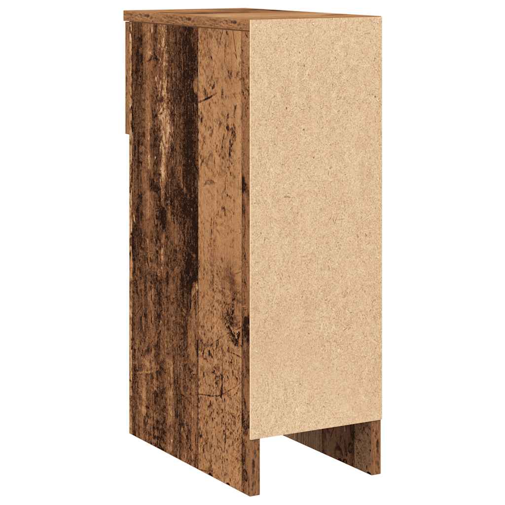 Tables de chevet avec tiroir 2 pcs vieux bois 20x36x60 cm - XIOS