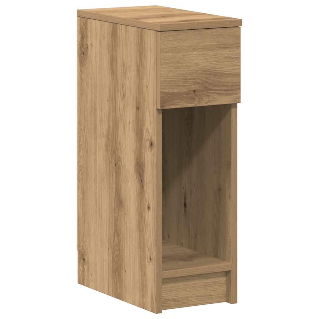 Tables de chevet avec tiroir 2 pcs chêne artisanal 20x36x60 cm - XIOS
