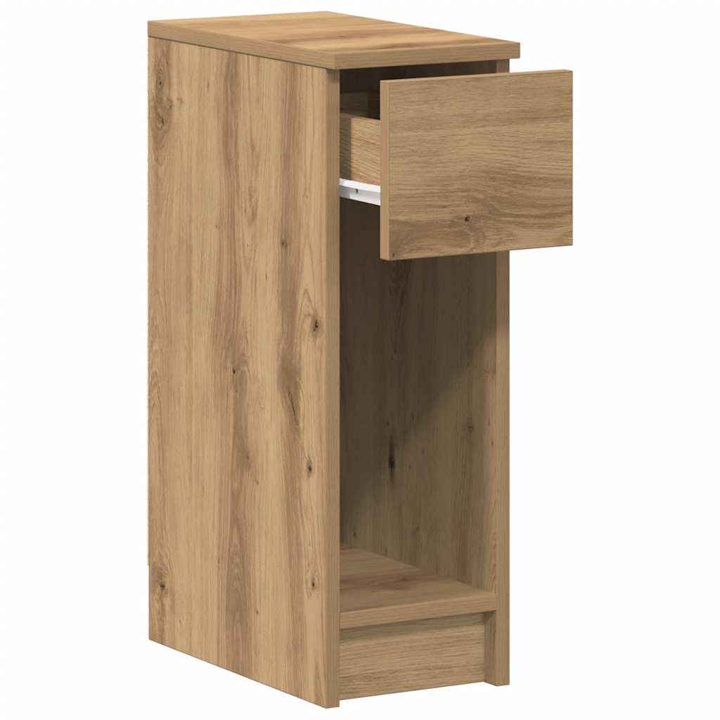 Tables de chevet avec tiroir 2 pcs chêne artisanal 20x36x60 cm - XIOS