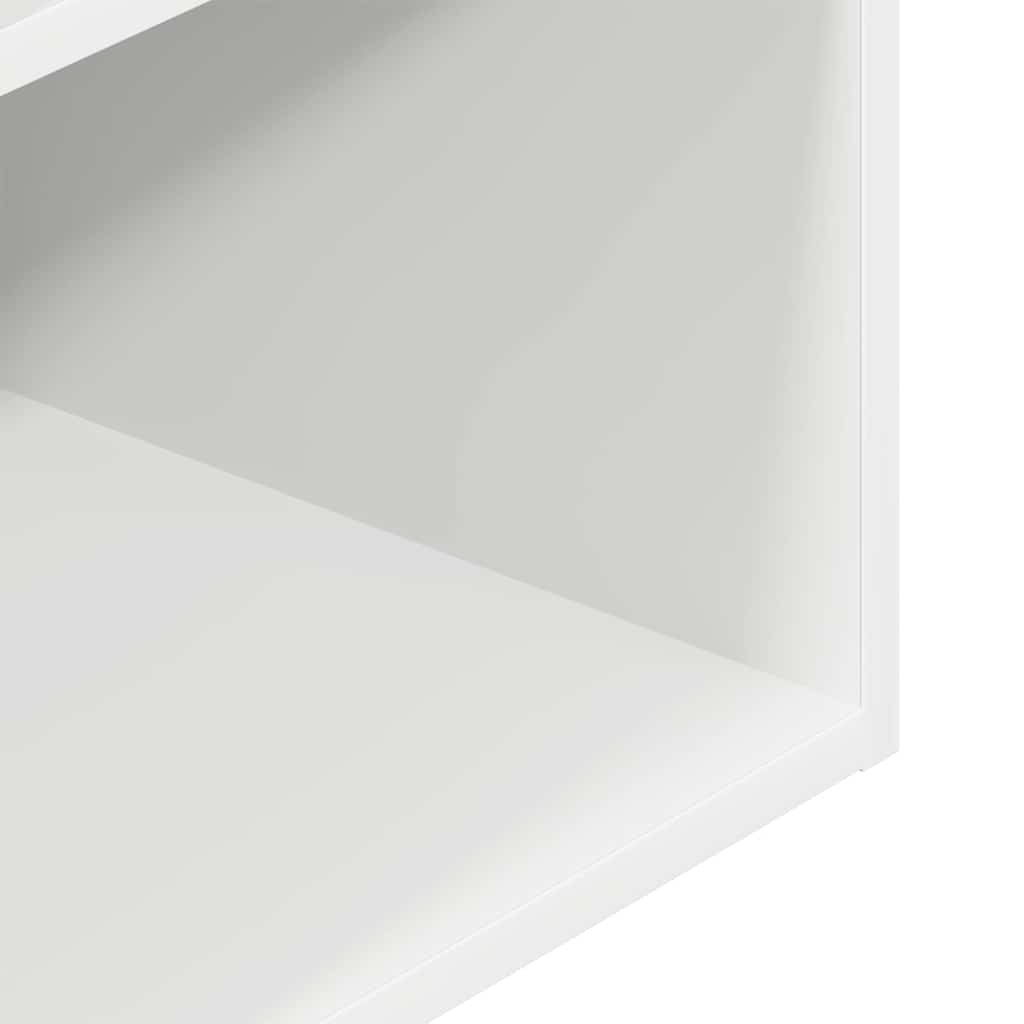 Tables de chevet avec tiroir 2 pcs blanc 35x34x66,5 cm - XIOS