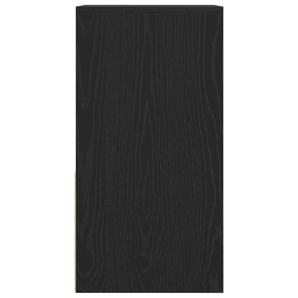 Tables de chevet avec tiroir 2 pcs chêne noir 35x34x66,5 cm - XIOS