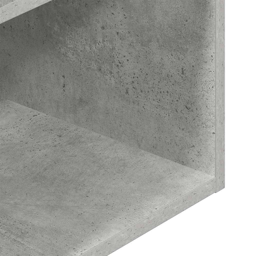 Tables de chevet avec tiroir 2 pcs gris béton 35x34x66,5 cm - XIOS