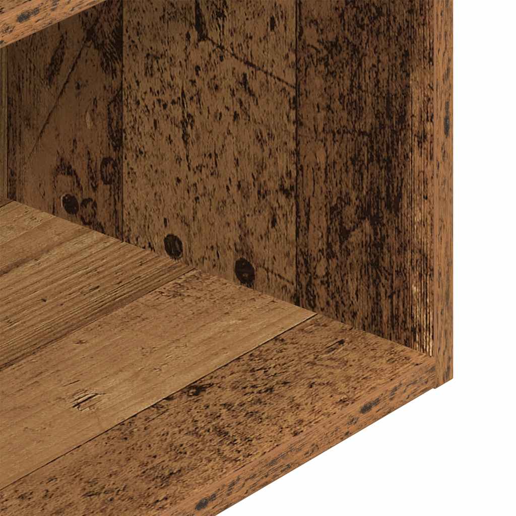 Tables de chevet avec tiroir 2 pcs vieux bois 35x34x66,5 cm - XIOS