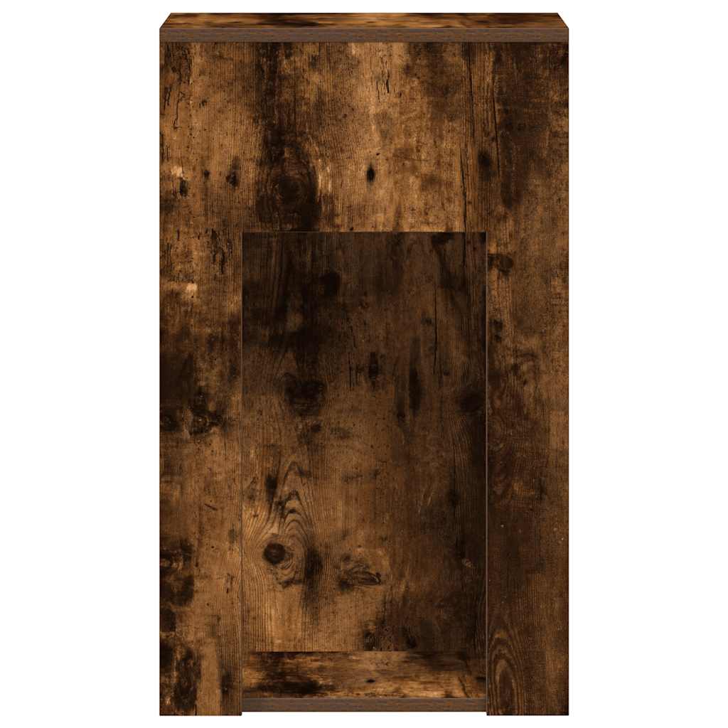 Support de tour d'ordinateur et tiroir chêne fumé 30x44x74 cm - XIOS