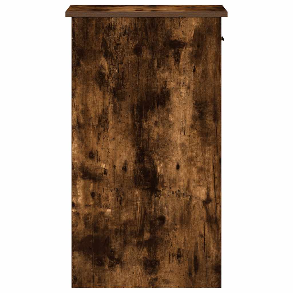 Support de tour d'ordinateur et tiroir chêne fumé 35x45x77 cm - XIOS