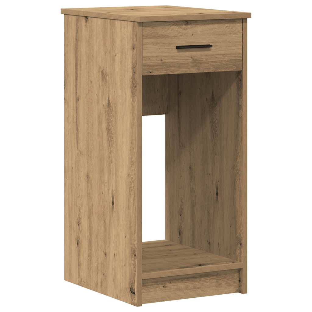 Support de tour d'ordinateur tiroir chêne artisanal 35x45x77 cm - XIOS