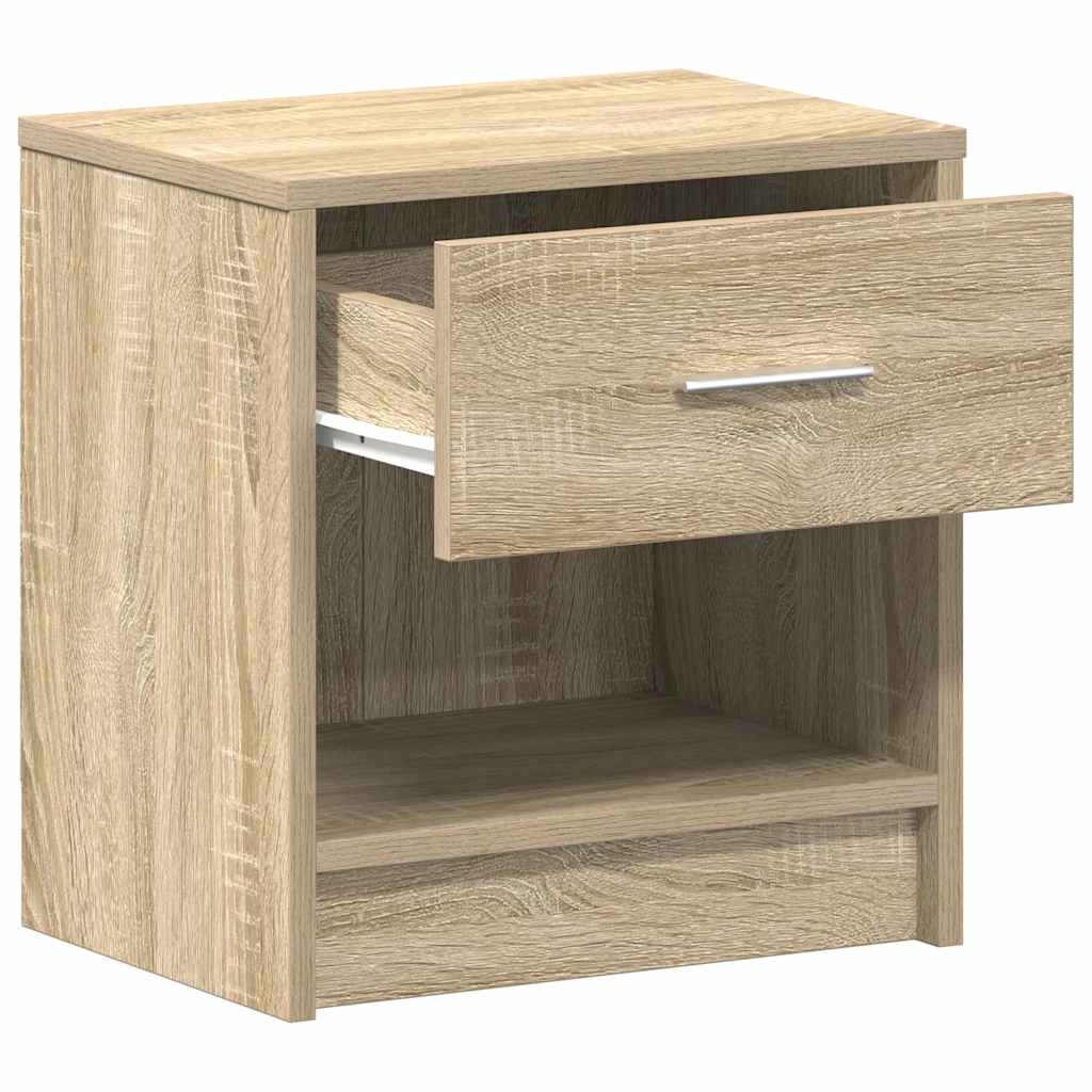 Tables de chevet 2 pcs avec tiroir Chêne Sonoma 39x28x41 cm - XIOS
