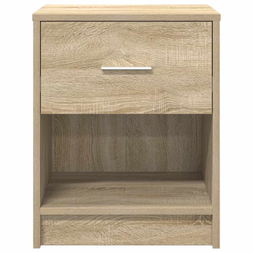 Tables de chevet 2 pcs avec tiroir Chêne Sonoma 40x34x50 cm - XIOS