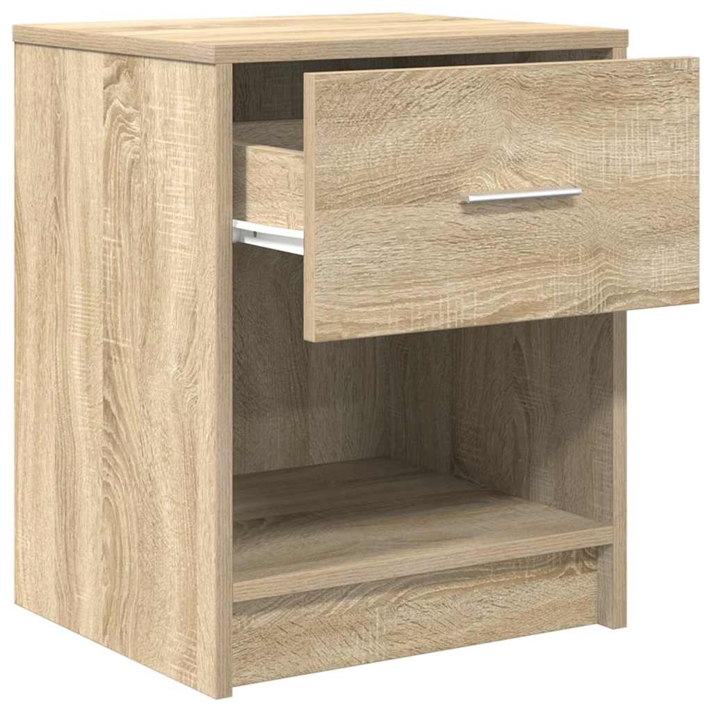 Tables de chevet 2 pcs avec tiroir Chêne Sonoma 40x34x50 cm - XIOS
