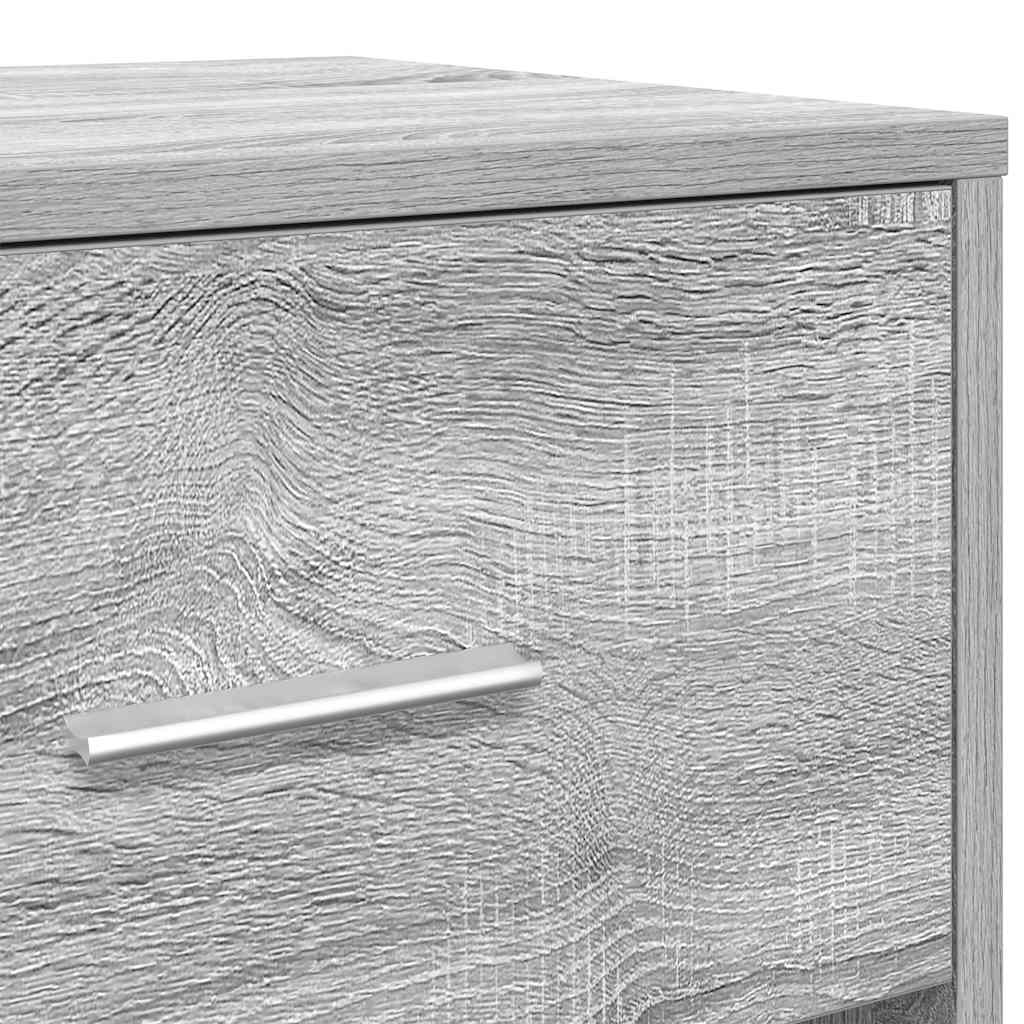 Tables de chevet 2 pcs avec tiroir Gris Sonoma 40x34x50 cm - XIOS