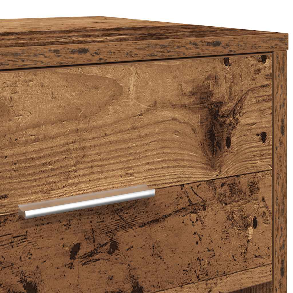 Tables de chevet 2 pcs avec tiroir bois ancien 40 x 34 x 50 cm - XIOS