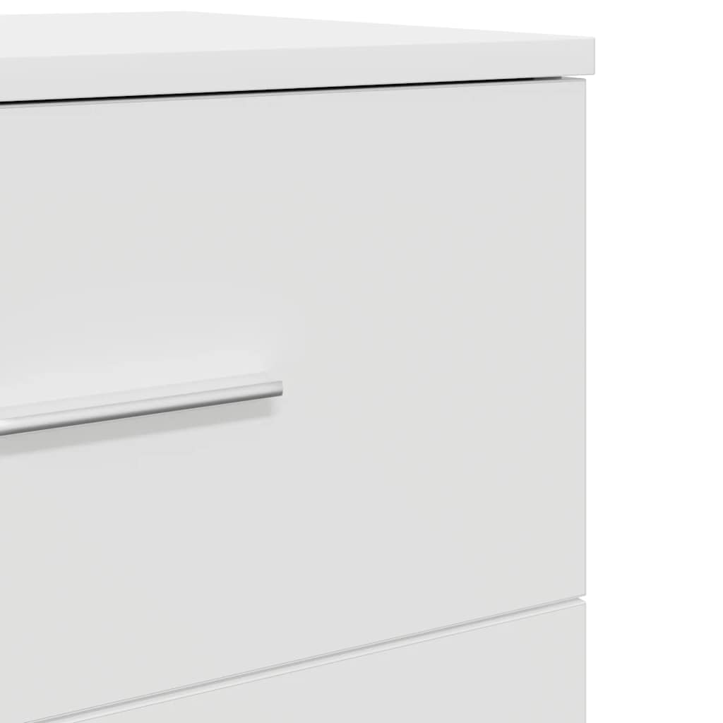 Tables de chevet (lot de 2) avec 2 tiroirs blanches 40 x 36 x 50 cm - XIOS