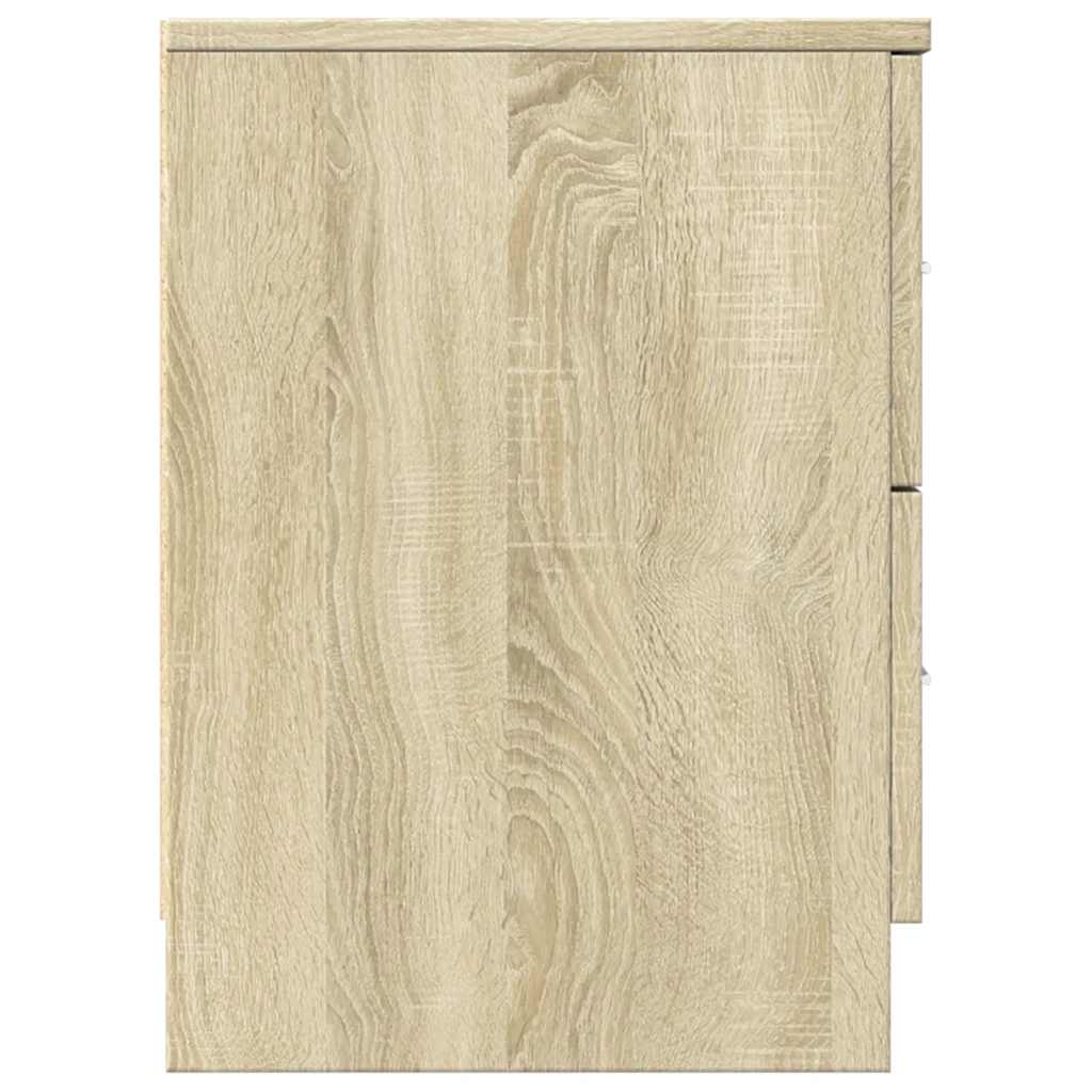 Tables de chevet 2 pcs avec 2 tiroirs Chêne Sonoma 40x36x50 cm - XIOS