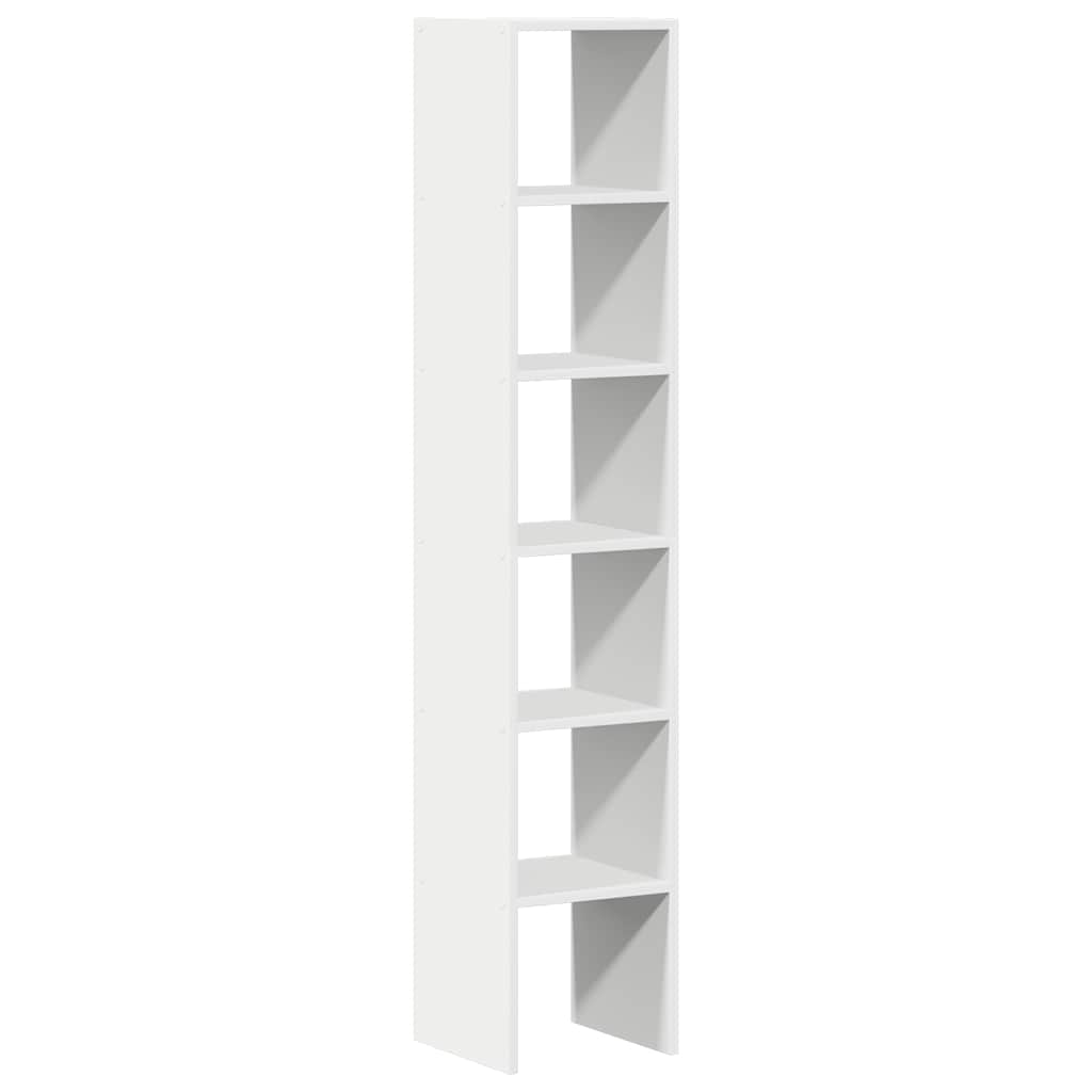 Bibliothèques 2 pcs empilable blanc 30x30x80 cm bois ingénierie - XIOS