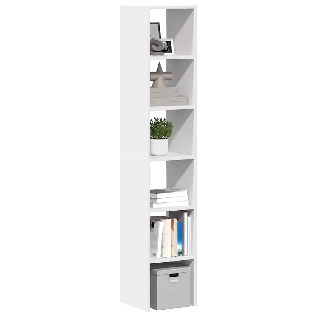 Bibliothèques 2 pcs empilable blanc 30x30x80 cm bois ingénierie - XIOS