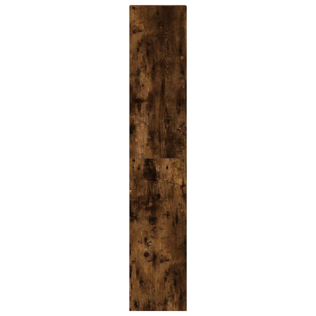 Bibliothèques 2 pcs empilable chêne fumé bois d'ingénierie - XIOS