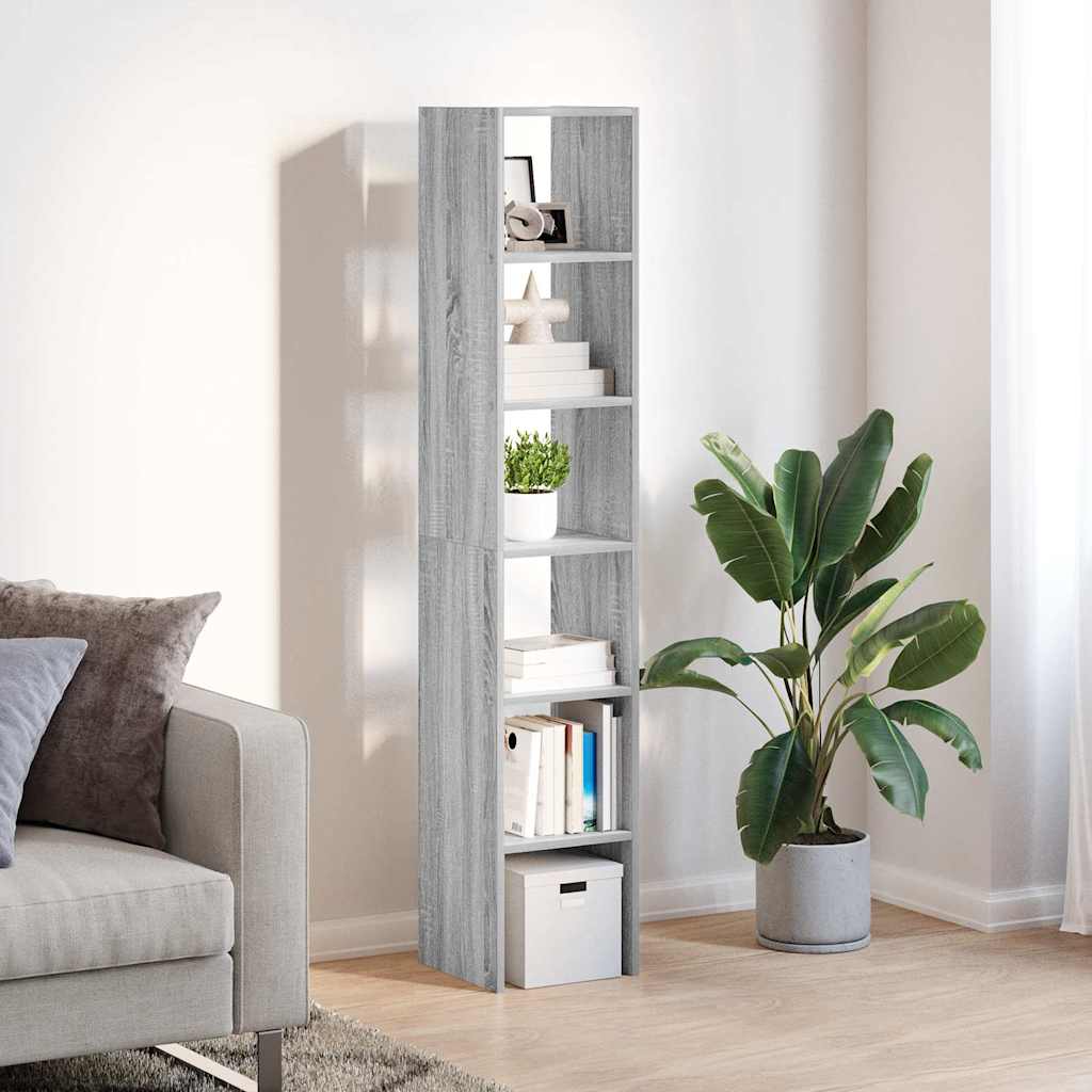 Bibliothèques 2 pcs empilable sonoma gris bois d'ingénierie - XIOS