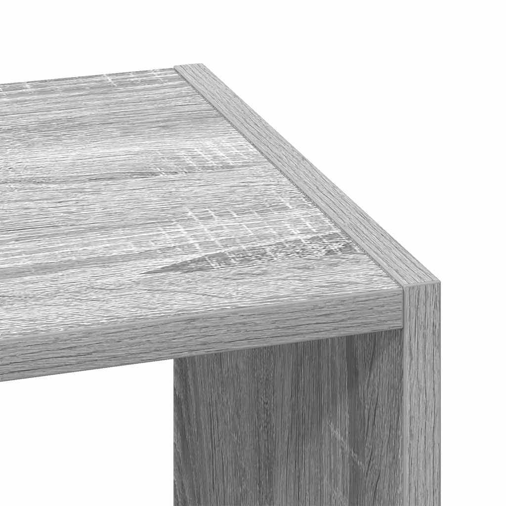 Bibliothèques 2 pcs empilable sonoma gris bois d'ingénierie - XIOS