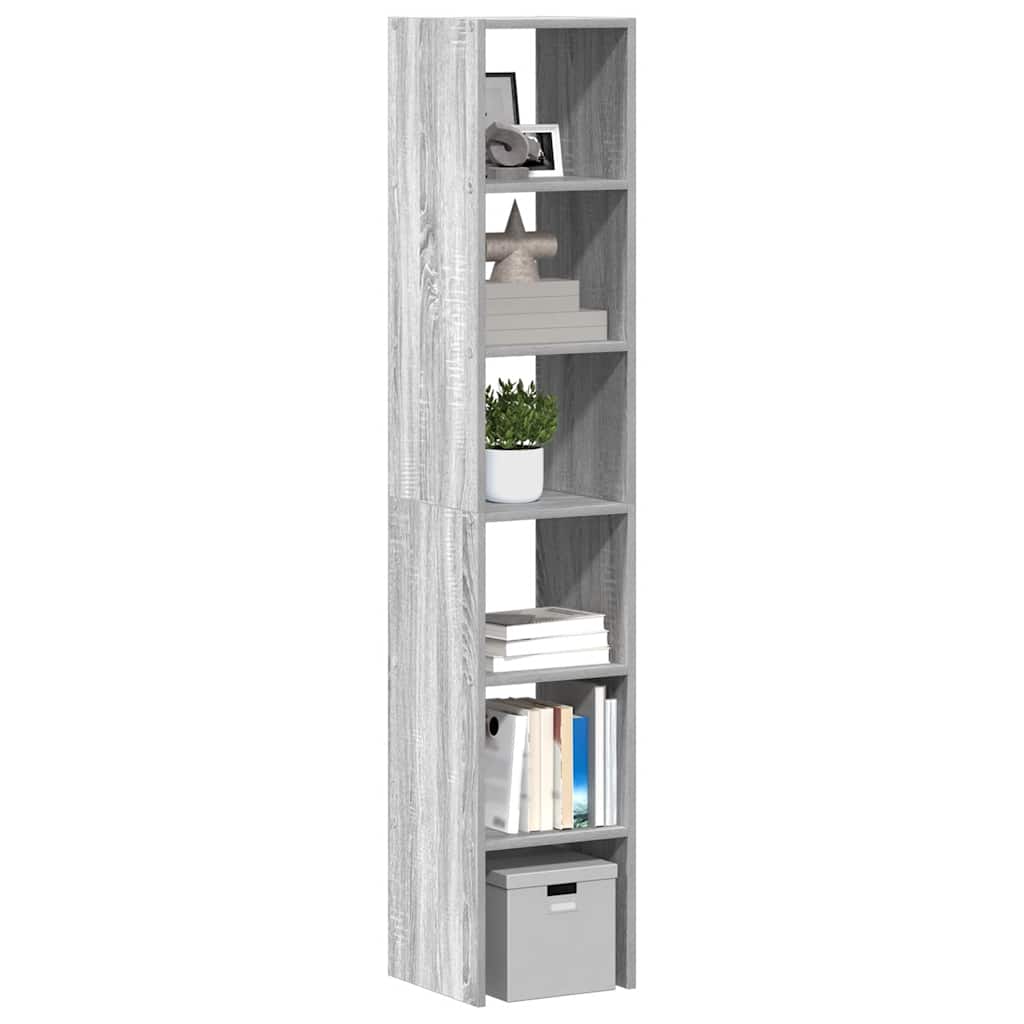 Bibliothèques 2 pcs empilable sonoma gris bois d'ingénierie - XIOS