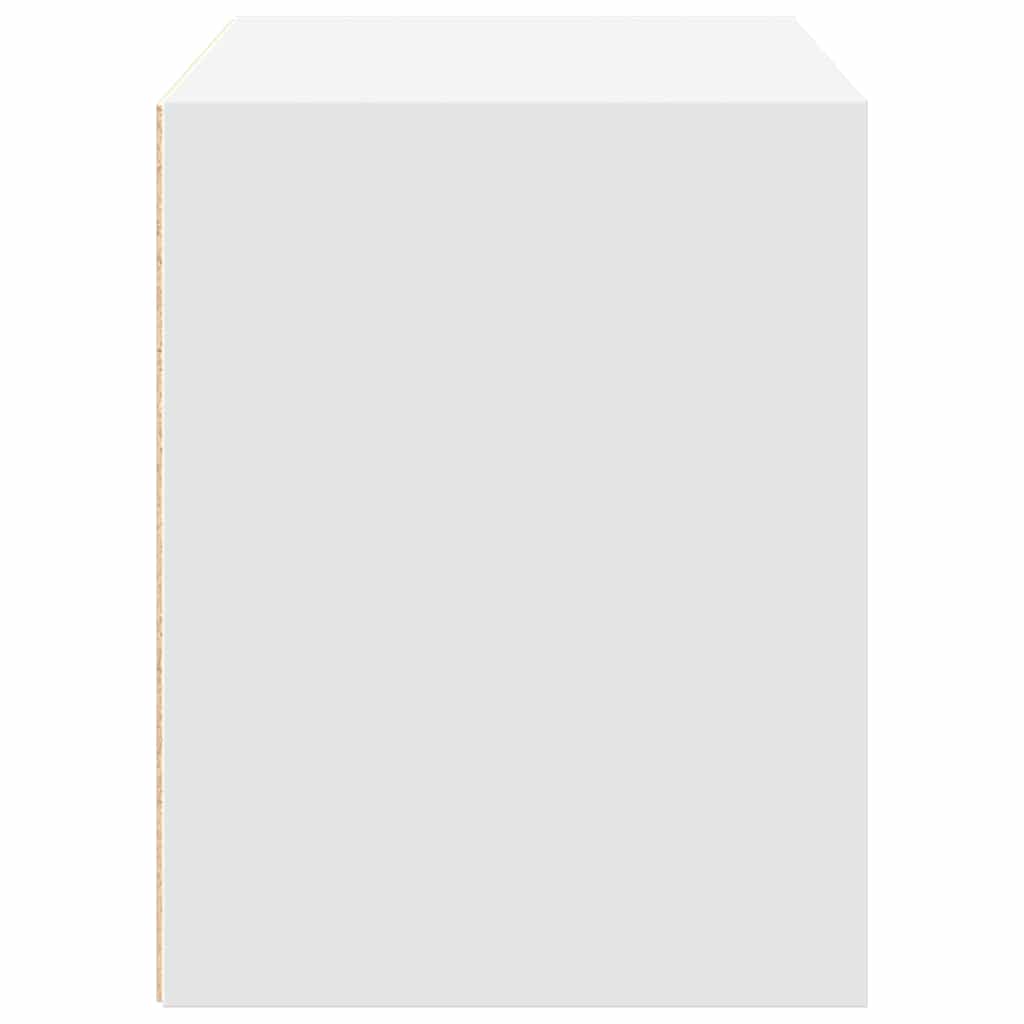 Armoire avec 2 tiroirs blanc 60x31x40 cm bois d'ingénierie - XIOS