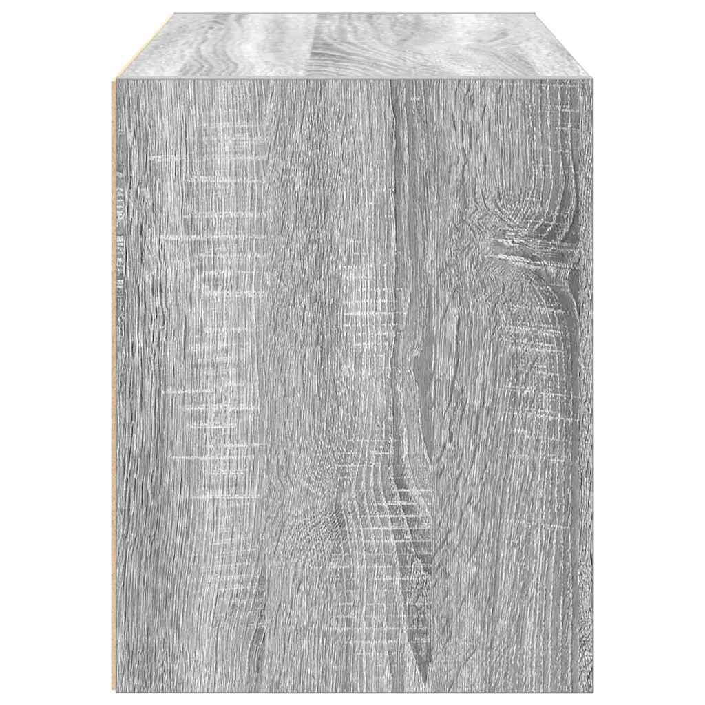 Armoire avec 2 tiroirs sonoma gris 60x31x40cm bois d'ingénierie - XIOS
