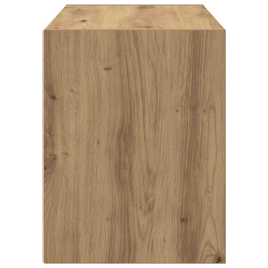Armoire avec 2 tiroirs chêne artisanal bois d'ingénierie - XIOS