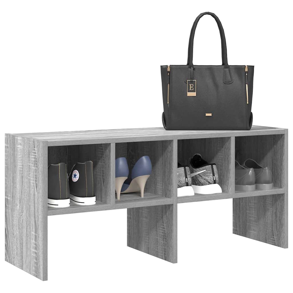 Étagère à chaussures empilable sonoma gris 89,5x30x40 cm - XIOS