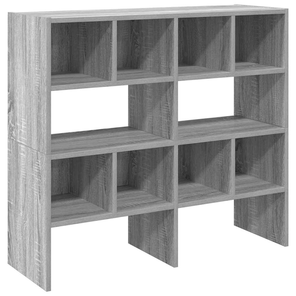 Étagères à chaussures empilables 2 pcs sonoma gris 89,5x30x40cm - XIOS