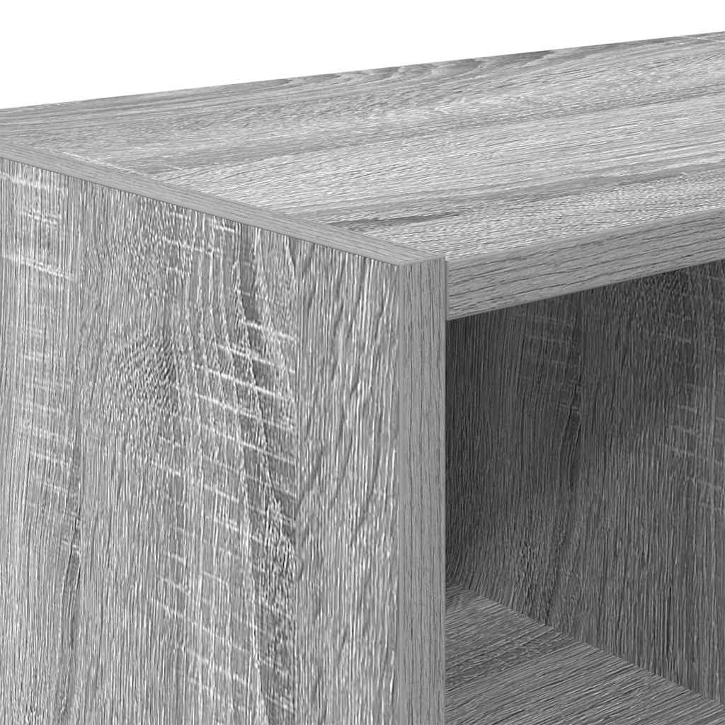Étagères à chaussures empilables 2 pcs sonoma gris 89,5x30x40cm - XIOS