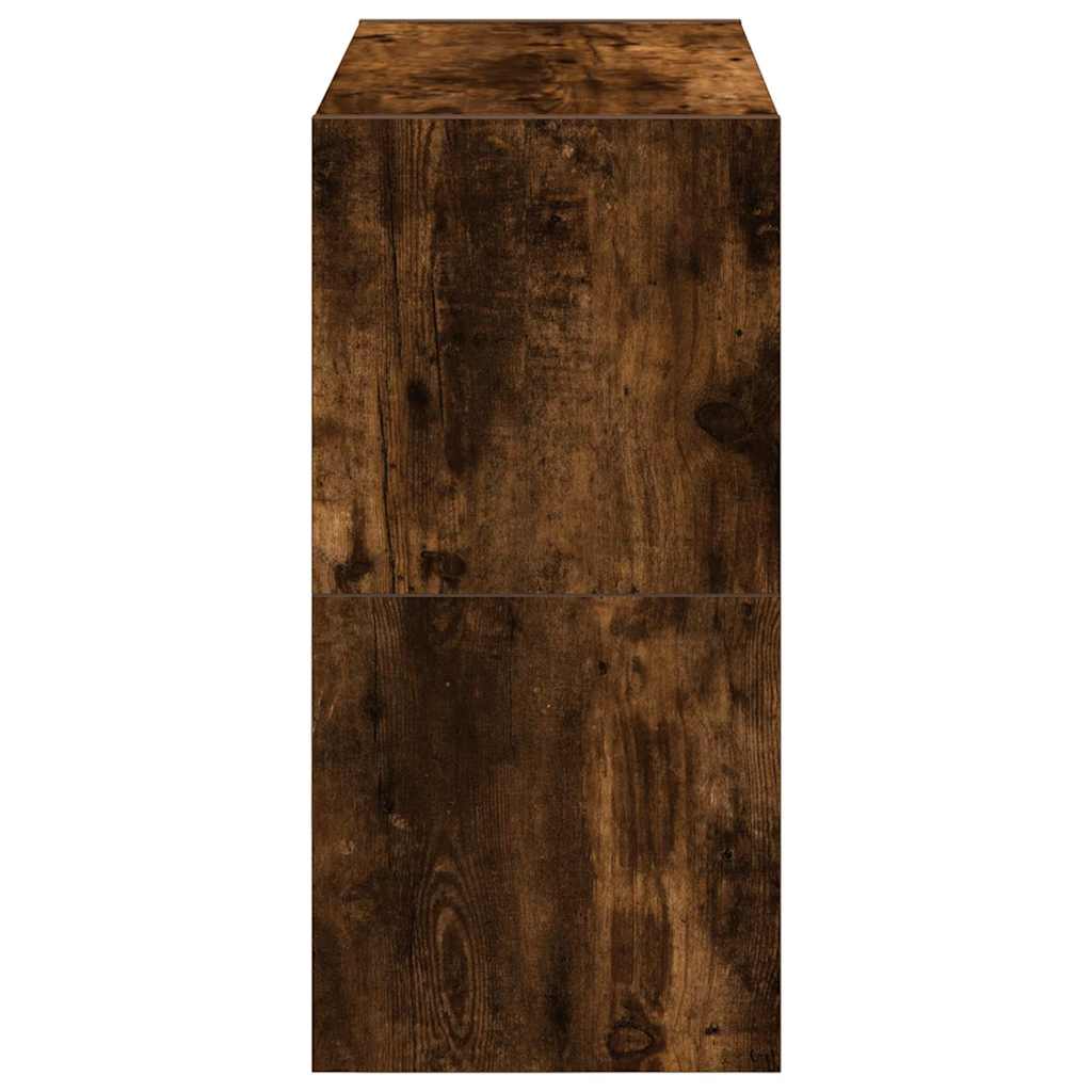 Étagères à chaussures 2 pcs empilable chêne fumé 60x30x30,5 cm - XIOS