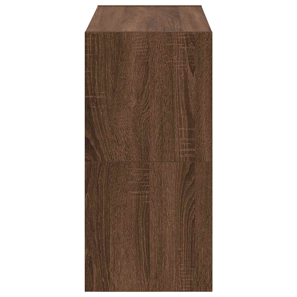 Étagères à chaussures 2 pcs empilable chêne marron 60x30x30,5cm - XIOS