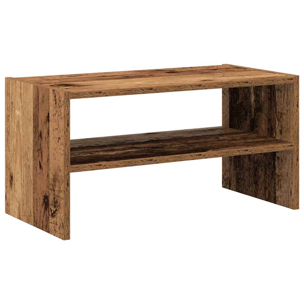 Étagère à chaussures empilable vieux bois 60x30x30,5 cm - XIOS