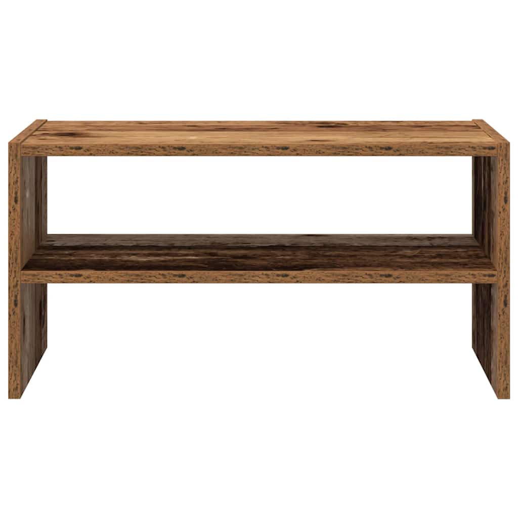 Étagère à chaussures empilable vieux bois 60x30x30,5 cm - XIOS