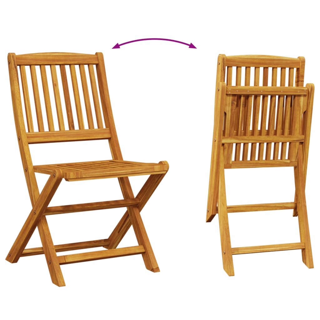 Ensemble à manger de jardin 9 pcs bois massif d'acacia