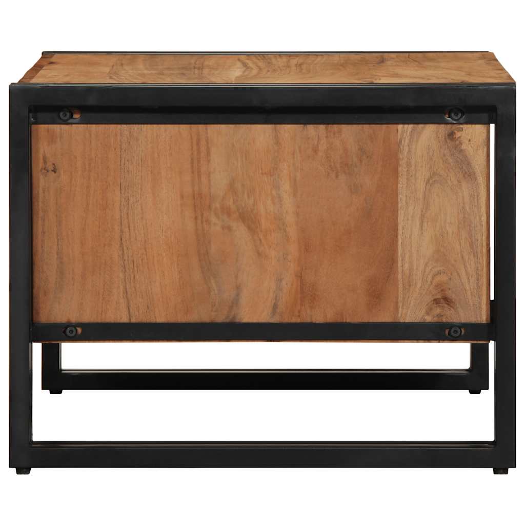 Table basse 70x50x38 cm bois massif acacia - XIOS
