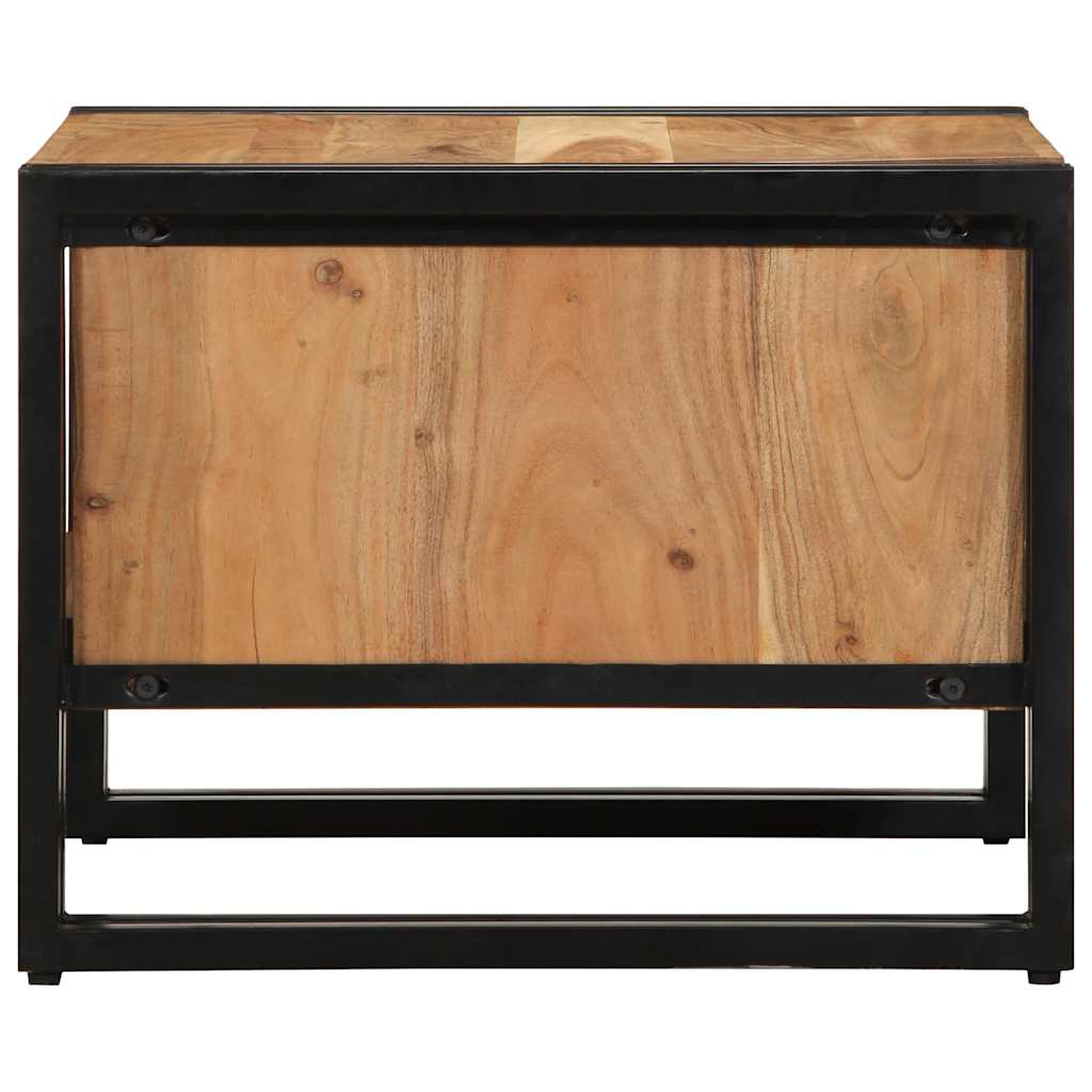 Table basse 50x50x38 cm bois massif acacia - XIOS