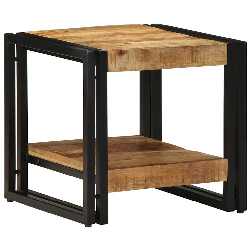 Table basse Marron 40 x 40 x 38 cm bois de manguier massif - XIOS