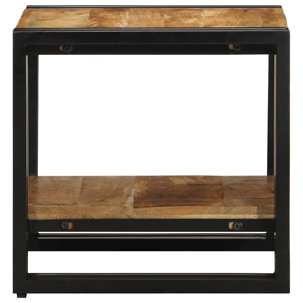 Table basse Marron 40 x 40 x 38 cm bois de manguier massif - XIOS