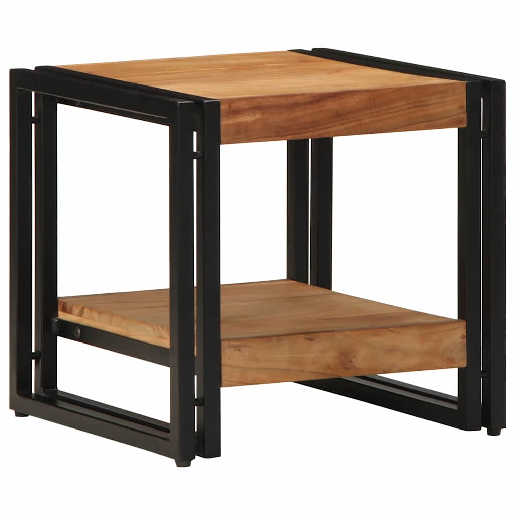 Table basse Marron 40 x 40 x 38 cm Bois d'acacia massif - XIOS